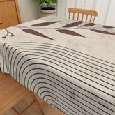 Lofaris Leaves Arch Lines Marble Texture Artistic Tablecloth